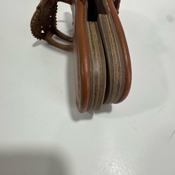 CIRCUS by SAM EDELMAN Womens Canyon Vegan Brown Leather Thongs Flip Flop SZ 71/2 - Picture 8 of 8